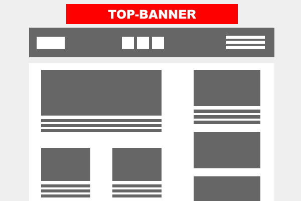 Internetwerbung: Topbanner